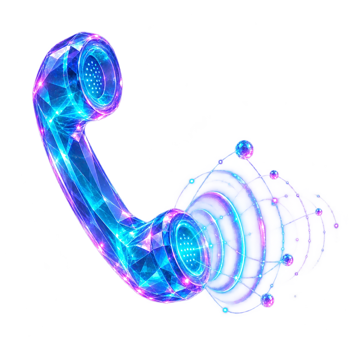 Abstract three-dimensional artwork representing the Call Center product